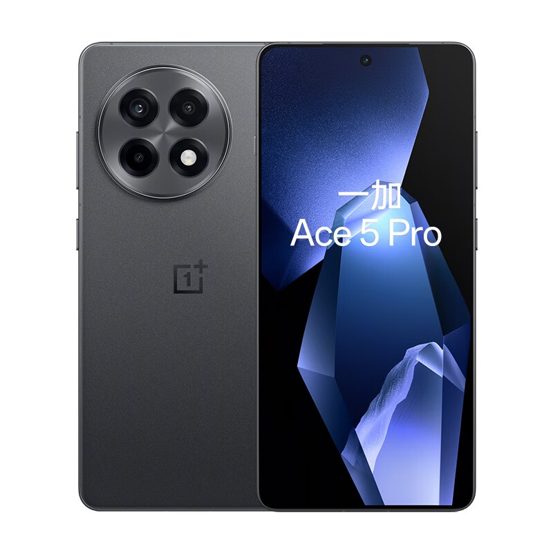 一加 OnePlus Ace 5 Pro 5G手機 16GB+512GB 潛航黑 3299元