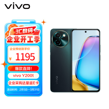 vivo Y200t 5G手机 12GB+256GB 极光