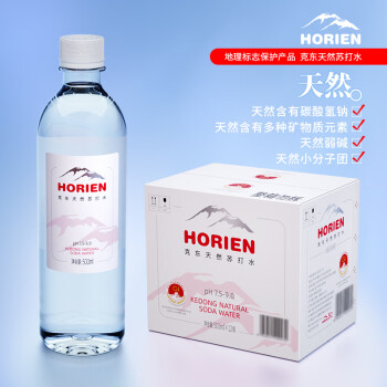 移動(dòng)端、京東百億補(bǔ)貼：HORIEN 克東天然蘇打水500ML*12瓶