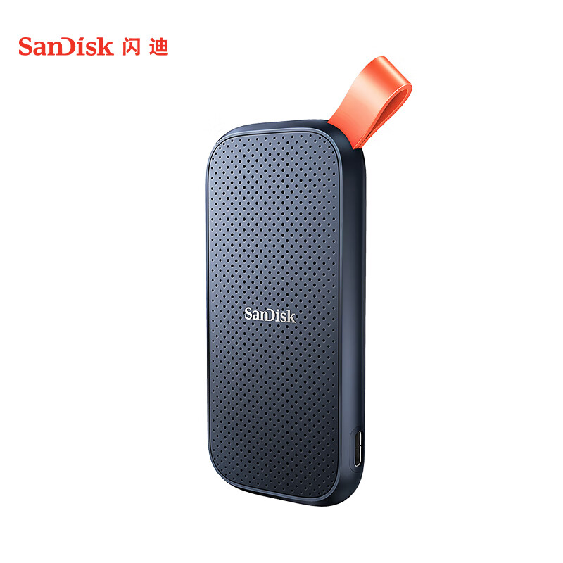 SanDisk E30 极速版 USB3.2 移动固态硬盘 Type-C 1TB 黑色 券后439元