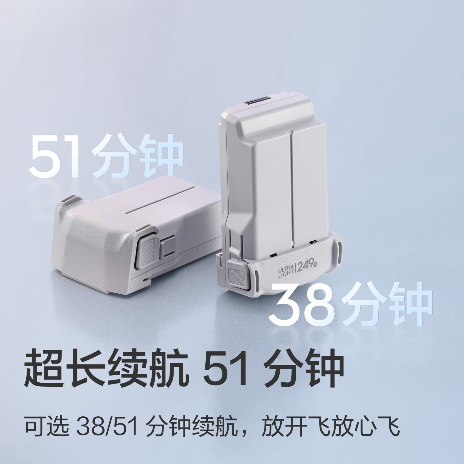 大疆 DJI Mini 3 可折叠 四轴无人机 白色 无内存卡 遥控器版 2388元