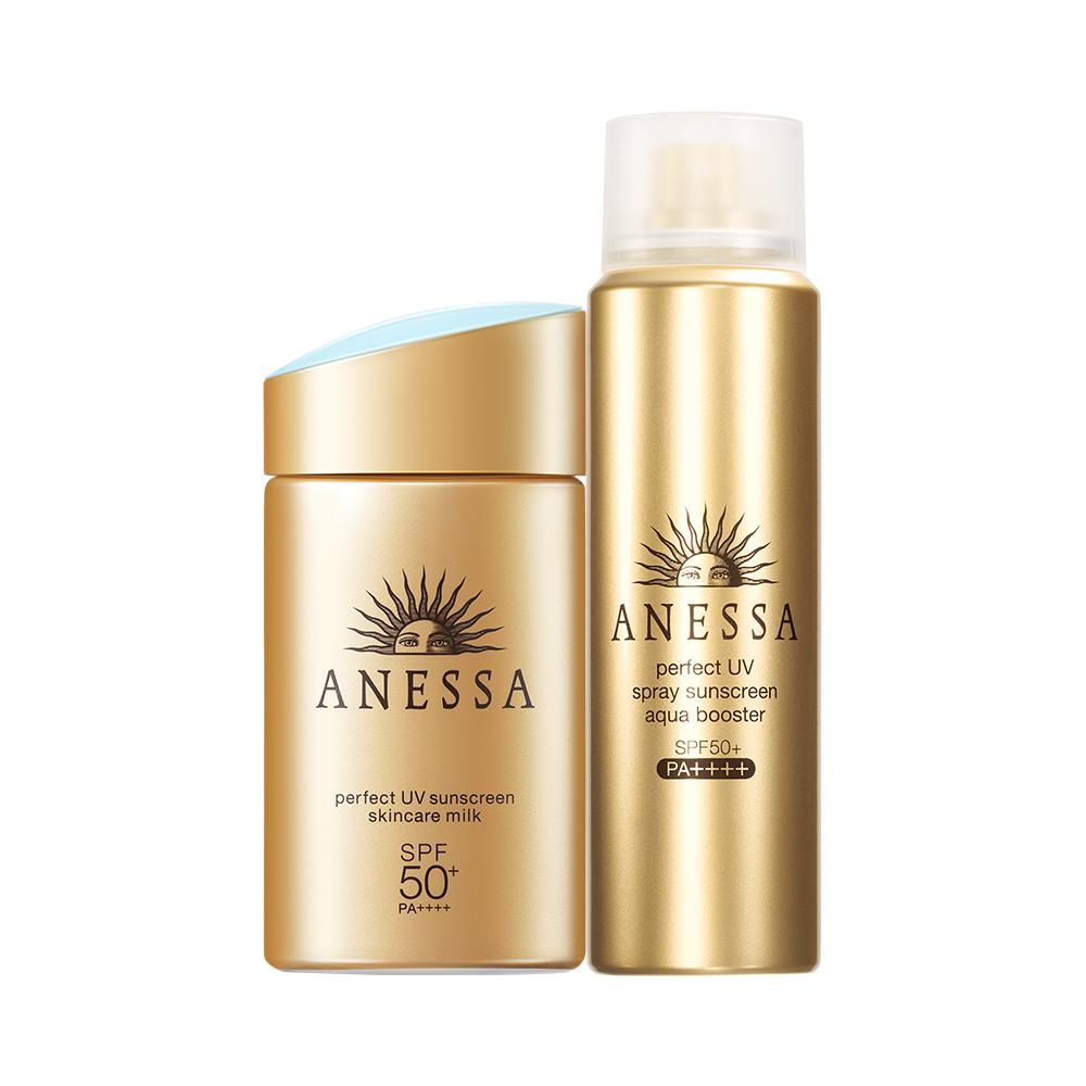 ANESSA 小金瓶防曬乳60ml和60g噴霧套裝 365元