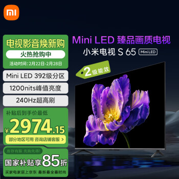 小米 Xiaomi S Mini系列 L65MA-SPL 液晶电视 65英寸 4K