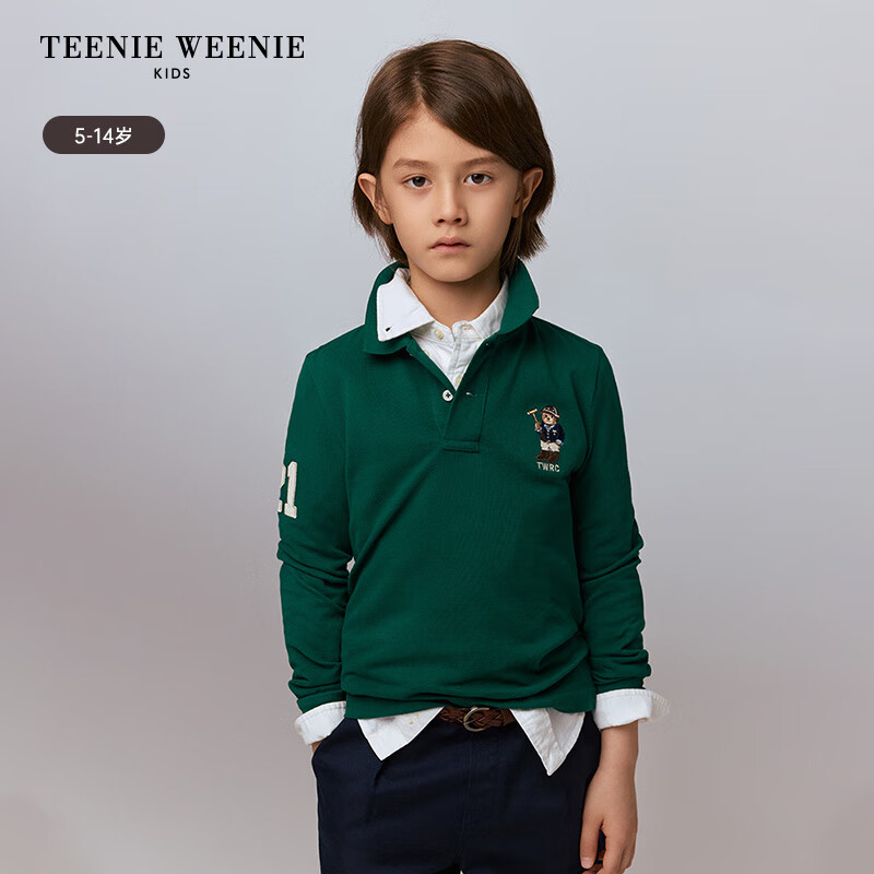 TEENIE WEENIE Kids小熊童 經(jīng)典學(xué)院風(fēng)Polo衫T恤 券后139元