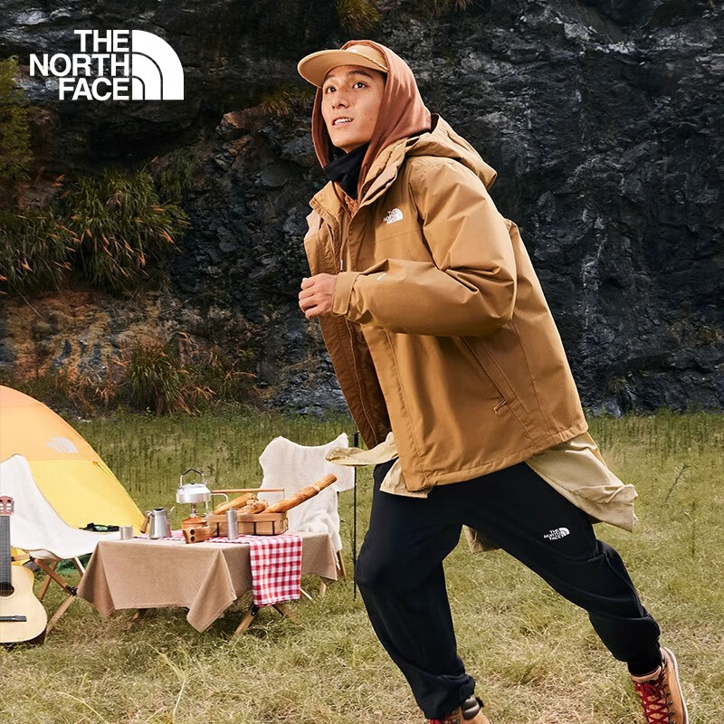 再降價：The North Face 北面 三合一沖鋒衣 鵝絨內(nèi)膽 81QS 1519元包郵（需用券）