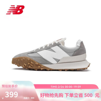 new balance XC72系列 中性休閑運(yùn)動(dòng)鞋 UXC72RF 灰色/米色 38