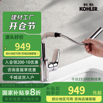 科勒 KOHLER K-20710T利歐 抽拉式冷熱水龍頭