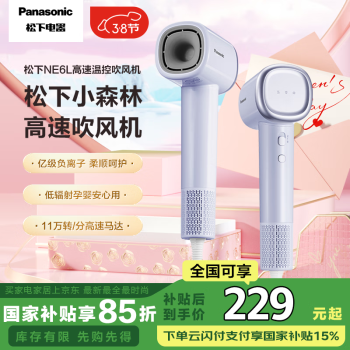 松下 Panasonic 負離子吹風機  霞光紫