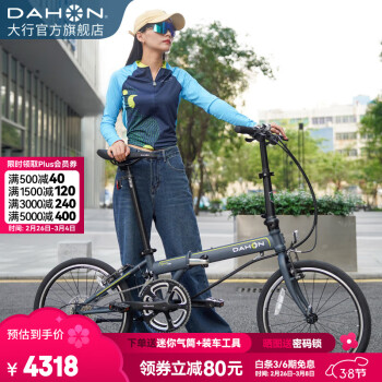 DAHON 大行 SP18 公路折叠车 KAC083 黑色 20英寸 18速