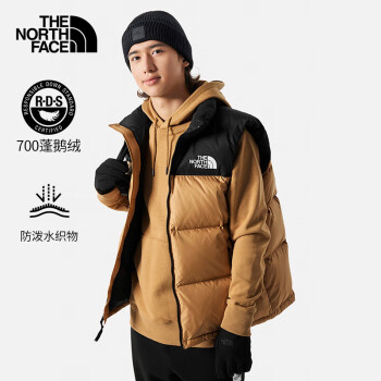 THE NORTH FACE 北面 男女同款经典复刻ICON1996Nuptse羽绒服马甲3JQQ I0J/卡其色 2XL