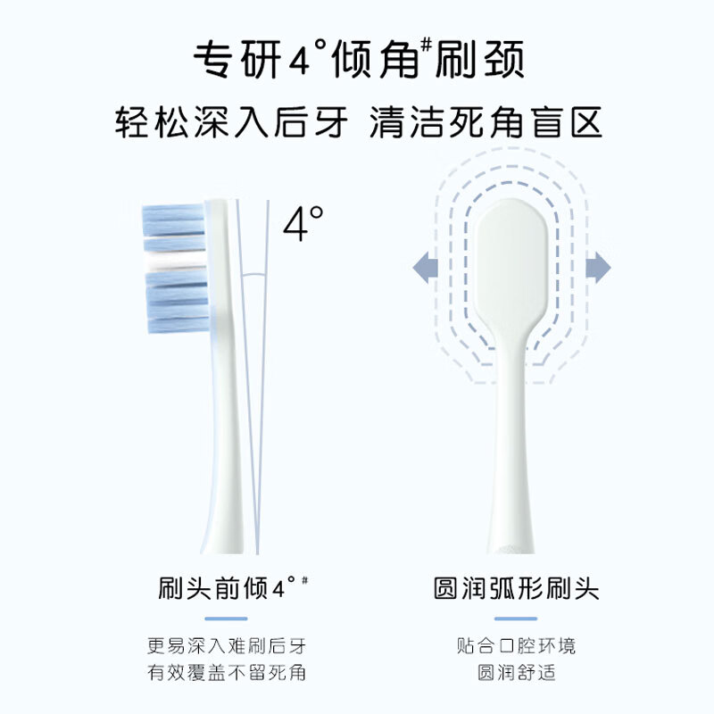 舒客 雪絨絨凈白牙刷雙支裝 19.9元