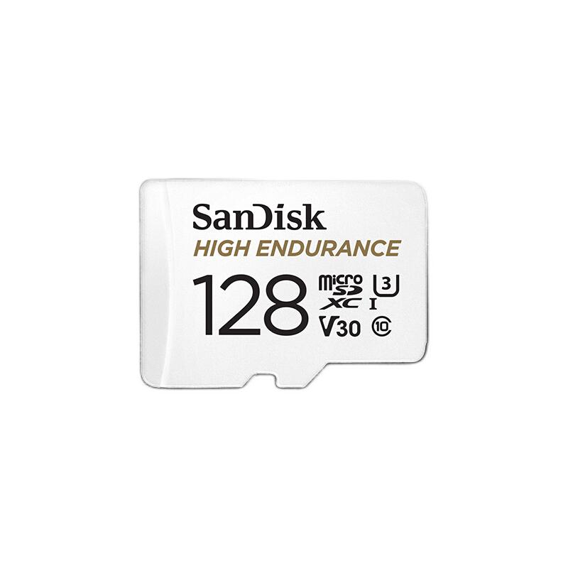 SanDisk HIGH ENDURANCE系列 Micro-SD存儲卡 128GB（UHS-I、V30、U3） 券后94.9元