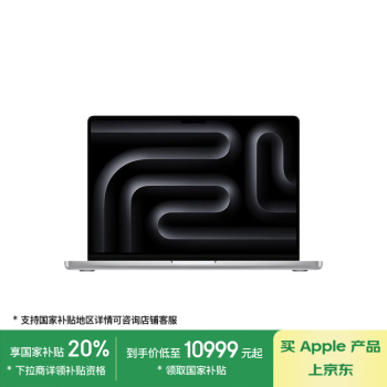 苹果 Apple MacBook Pro 2024款 M4版 14英寸 轻薄本 银色（M4 10+10核、16GB、512GB SSD、3024x1964