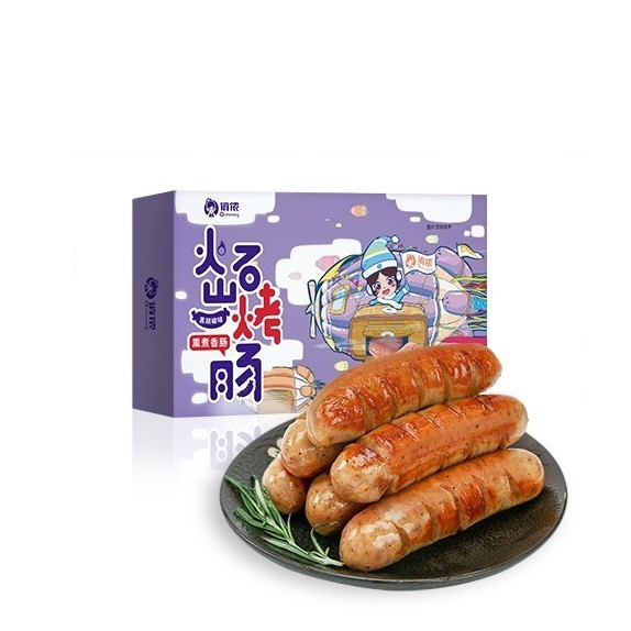 俏儂 火山石烤腸 黑胡椒味 450g 28.89元（需買3件，需用券）