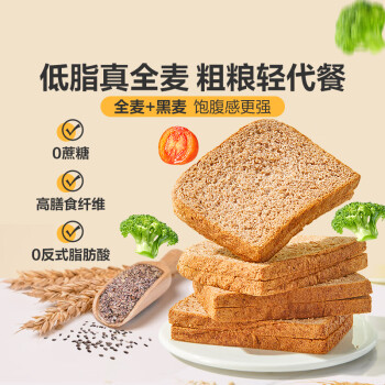 良品鋪子低脂輕負擔面包家庭裝營養(yǎng)早餐休閑零食整箱裝20包