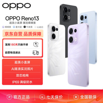 移動(dòng)端、京東百億補(bǔ)貼：OPPO Reno13 12GB+256GB 星河藍(lán) 超美小直屏 AI高清實(shí)況照片 IP69滿級(jí)防水 雙芯搶網(wǎng) 5G智能拍照手機(jī)