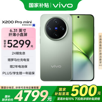 vivo X200 Pro mini 5G手機(jī) 16GB+512GB 鈦青