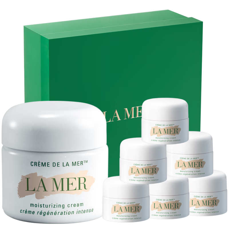 京東百億補貼、PLUS會員：LA MER 海藍之謎 奇跡面霜禮盒60ml（贈海瀾之謎7ml*5+海瀾之謎3.5ml*1+面霜瓶蓋＊1） 2706元（需領(lǐng)券）