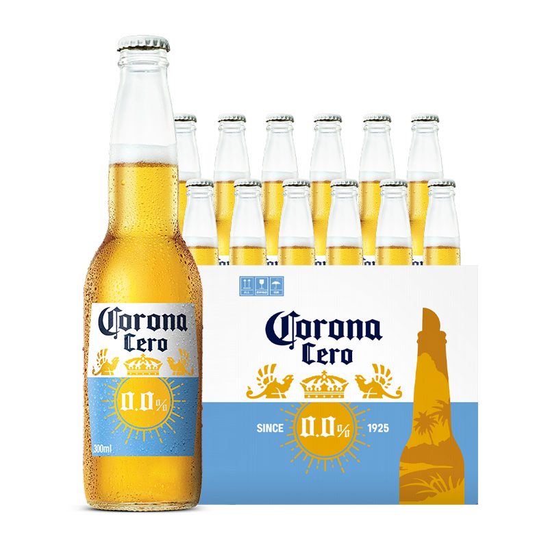 Corona 科羅娜 無(wú)醇啤酒 300ml*12瓶 106元