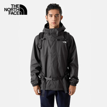 THE NORTH FACE 北面 沖鋒衣戶外防水春季8AUN 灰色/0C5 S