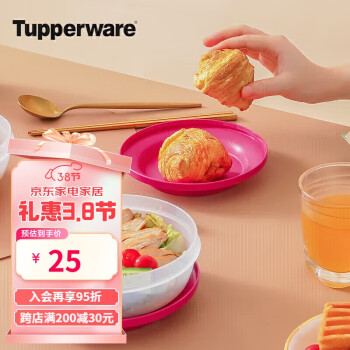 特百惠 美食套碗750ml密封冰箱塑料保鲜盒水果零食收纳盒