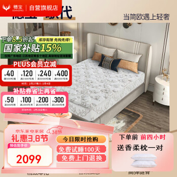 穗宝 SYMBOL）弹簧床垫双人家用整网弹簧床垫1.8米卧室床 歌代(倍净版) 1.5