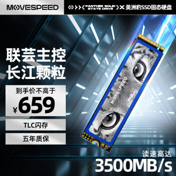 移速 美洲豹 NVMe M.2 固態(tài)硬盤 2TB（PCI-E3.0）