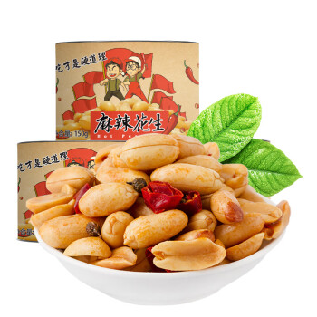 沂蒙公社 0添加剂麻辣花生 150g 山东特产休闲坚果零食