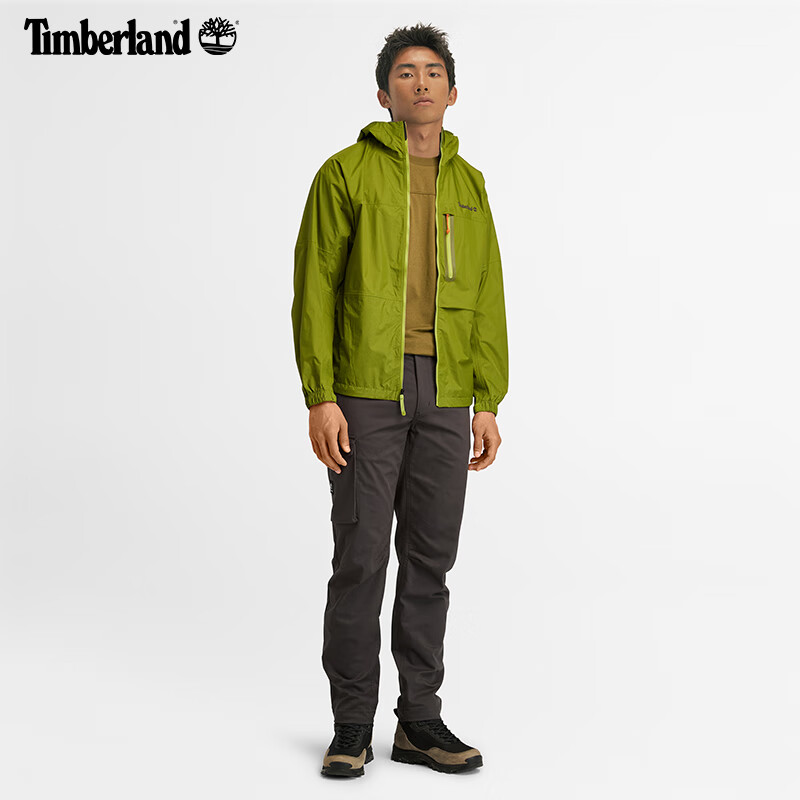 Timberland 男装冲锋衣秋冬户外防水防风可收纳 券后569.2元