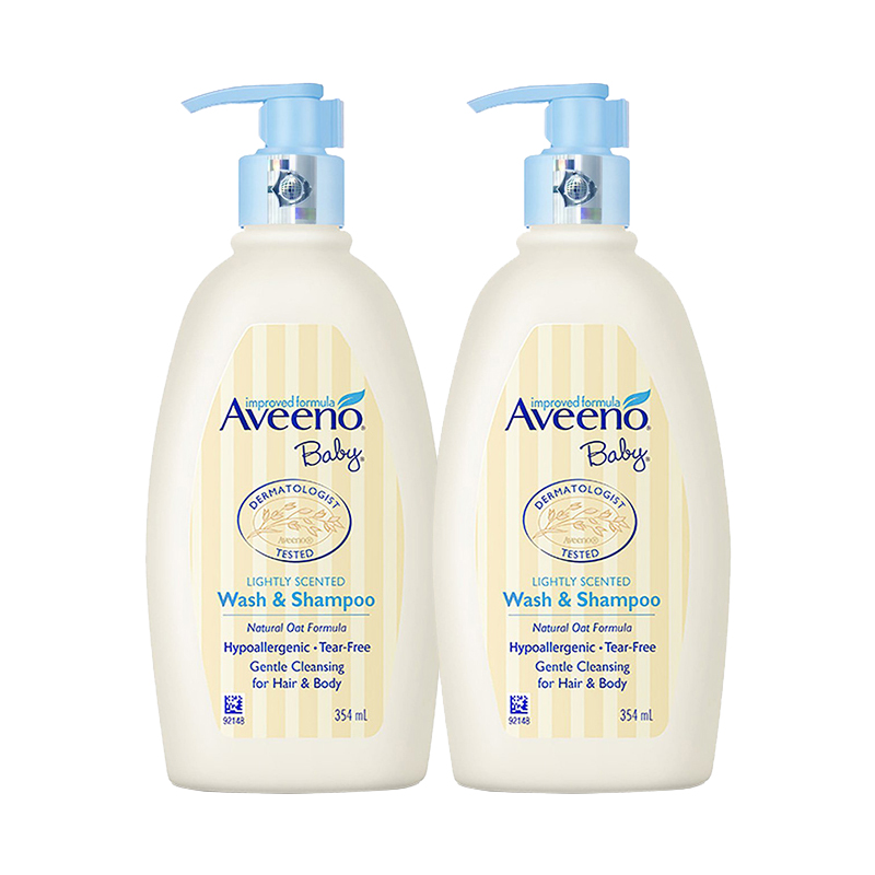 Aveeno 兒童洗發(fā)沐浴354ml*2 券后82.05元