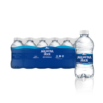 AQUAFINA 純水樂 pepsi 百事 飲用水純凈水350ml*24瓶