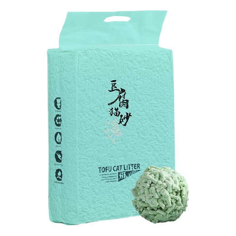 獅子醫(yī)生 huaxu 華畜 豆腐貓砂 2.4kg 綠茶 19.9元