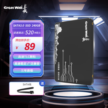 長(zhǎng)城 GW520 SSD固態(tài)硬盤 240GB SATA3