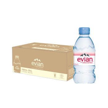 evian 矿泉水330ml*24瓶整箱