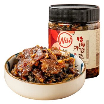 川娃子 農(nóng)家臘肉外婆菜 湘西風(fēng)味280g下飯菜 腌菜 香辣醬菜 咸菜