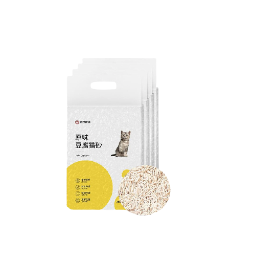 限移动端、京东百亿补贴：京东京造 原味豆腐猫砂2.6kgx4包箱装2.0颗粒无尘易结团除臭吸水可冲厕所 72.9元