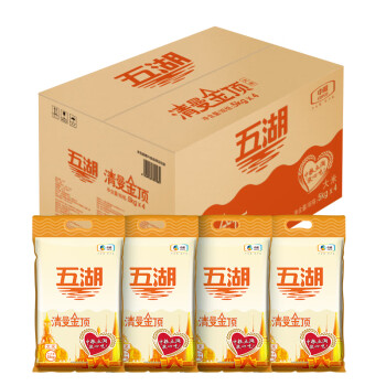 移動端：五湖 清曼金頂大米 10斤*4/箱（新老包裝交替發(fā)貨）