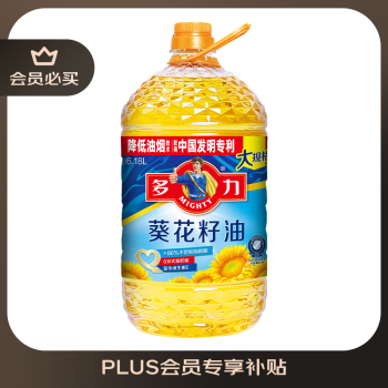 移動端：多力 葵花籽油 6.18L