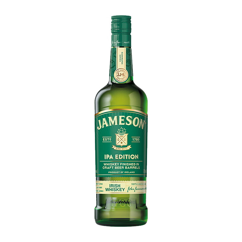 Jameson 尊美醇 IPA版 單一麥芽 愛爾蘭威士忌 40%vol 700ml 129元