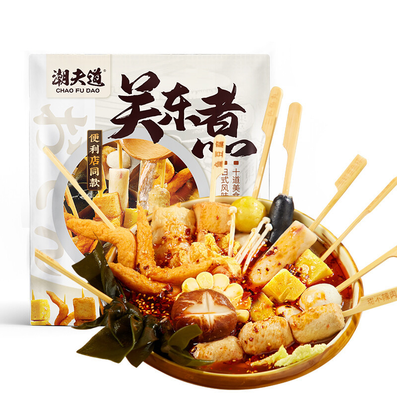 潮夫道 關(guān)東煮串串 400g 17.55元（需買3件，需用券）