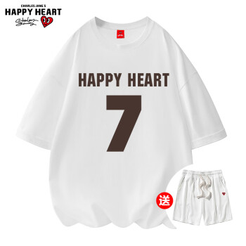 查爾斯桃心 CHARLES JANG\'S HAPPY HEART 男士短袖T恤短褲套裝 100093421659