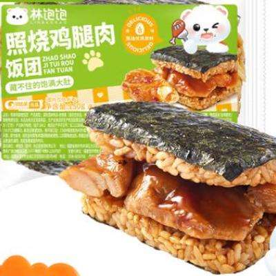 38節(jié)：林飽飽 照燒雞腿肉飯團150g*6件 36.19元包郵（需拍6件，合6.03元/件）