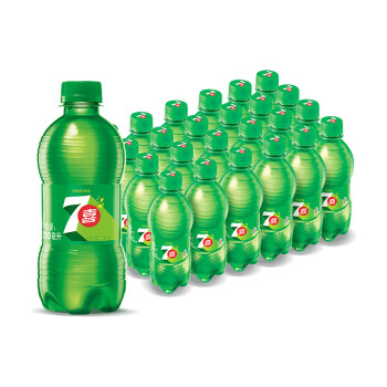 七喜 百事可樂  七喜7up 檸檬味 汽水 300ml*24瓶（新老包裝隨機發(fā)貨）