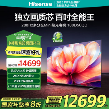 海信 Hisense 100D50QD 液晶電視 100英寸 4K