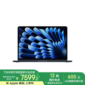 蘋果 Apple MacBook Air 13英寸筆記本電腦（M4(10+10核)、16GB、512GB）