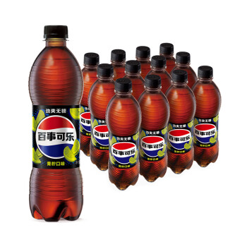 pepsi 百事 無糖碳酸飲料青檸味500ml*12