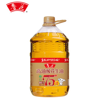 鲁花 食用油 5S压榨 高油酸花生油6.09L 油酸含量大于75%