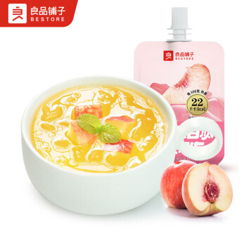 良品铺子胶原蛋白肽可吸果冻蜜桃味果汁果冻休闲零食85g