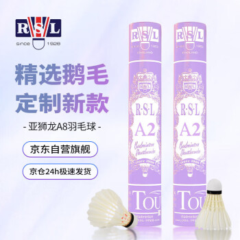 亚狮龙 RSL 标准比赛用球 耐打经济训练 A2 羽毛球