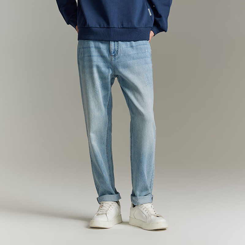 GXG 男装 牛仔裤合集 浅蓝色直筒型牛仔裤GE1051039E 2XL 券后89元